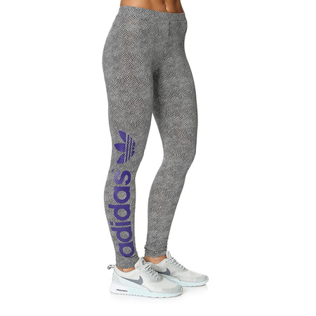 Adidas Original NBA Leggings Mujer Lakers (gris/purpura)