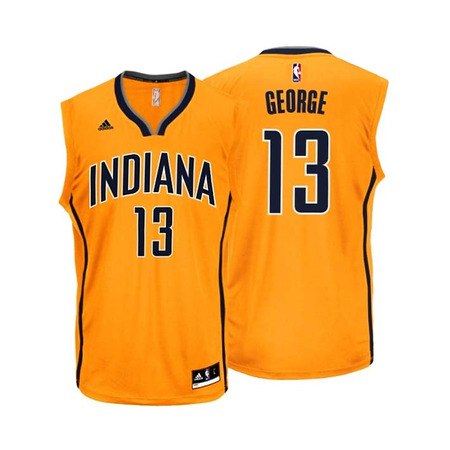 Adidas Camiseta Réplica Paul George Pacers (amarillo/navy)