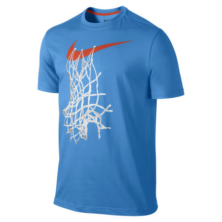 Camiseta Nike "The Swoosh Net" (460/azul/rojo)