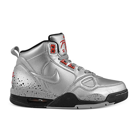 Nike Wmns Flight 13 Mid "Silver" (002/plata/negro)