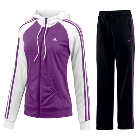 Adidas Chandal Young Knit Suit P (violeta/blanco/negro)