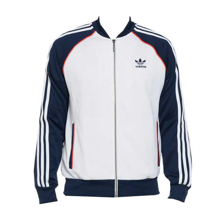 Adidas Original Chaqueta Superstar TrackTop (blanco/marino)