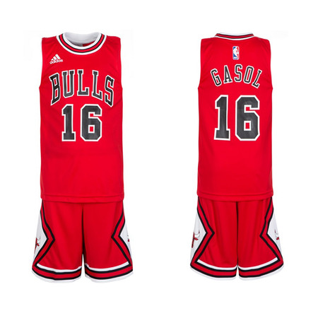 Pack Pau Gasol Chicago Bulls Niño (rojo/blanco/negro)