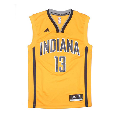 Adidas Camiseta Réplica Paul George Pacers (amarillo/navy)