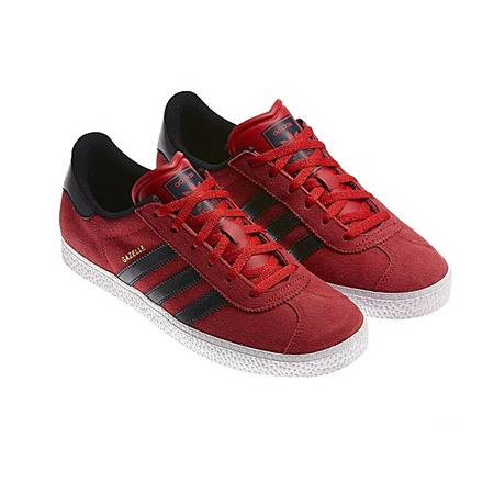 Adidas Gazelle 2 Junior (36-40/vermelho/preto)