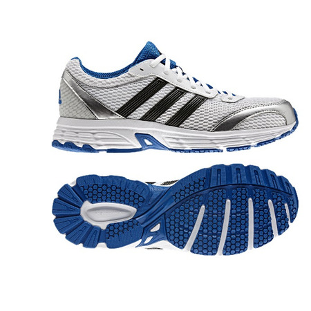 Adidas Running Vanquish 6 (branco/prata/preto/azul)