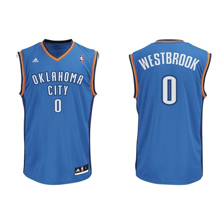 Adidas Camiseta Réplica Russell Westbrook Thunder (azul)