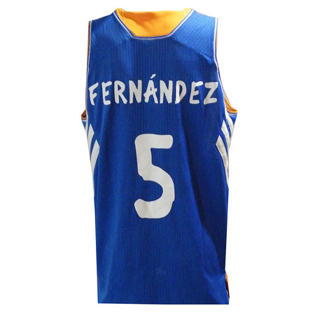 Camiseta Rudy Real Madrid Basket 13/14 (azul/blanco)