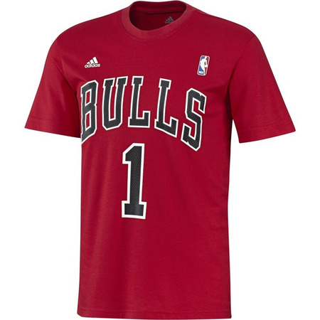 Adidas NBA Niño Camiseta Gametime Rose Bulls Nº1 (rojo)