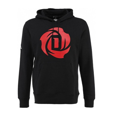 Adidas Sudadera D-Rose Logo (negro/rojo)