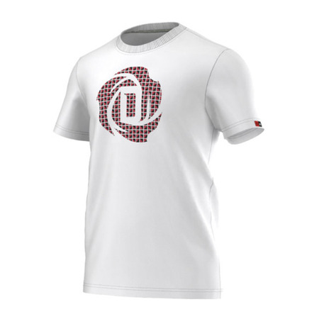 Adidas Camiseta D-Rose Logo (blanco/negro)