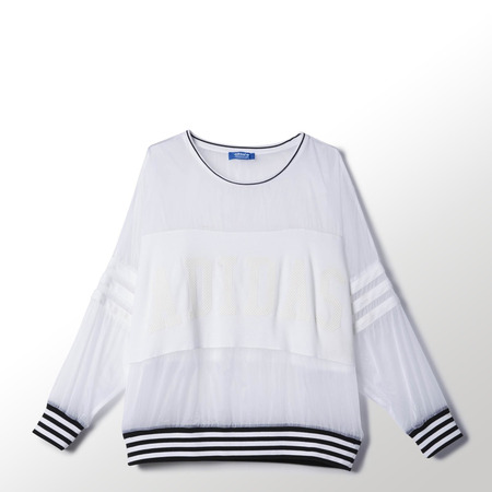 Adidas Originals Mujer London Clear Sweater (blanco/negro)