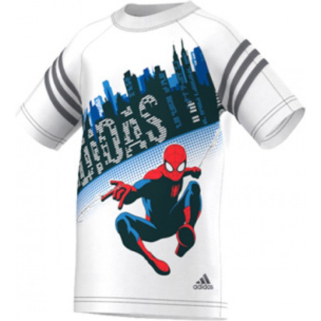 Adidas Marvel Camiseta Niño Spider-Man (blanco/rojo/gris/azul)