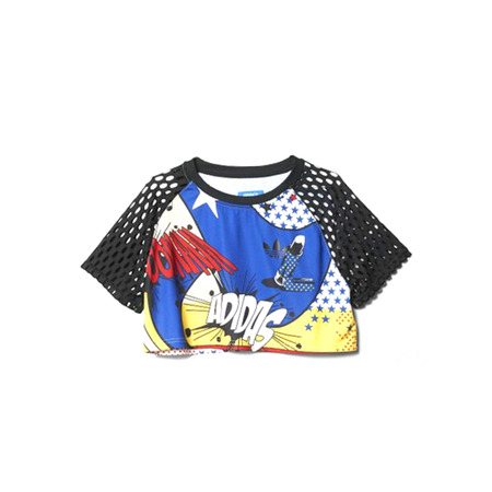 Adidas Original Camiseta Mujer Super Crop Rita Ora (multicolor)