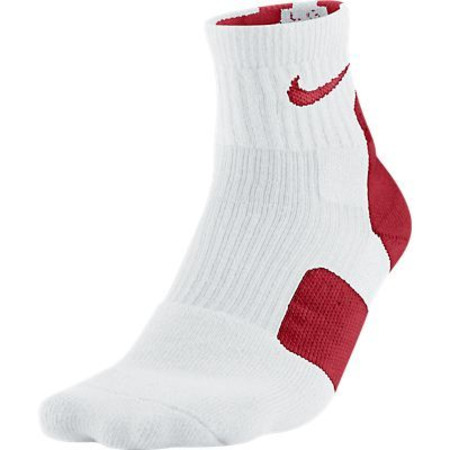 Calcetines Nike Elite 2.0 Basket HQ (166/blanco/rojo)