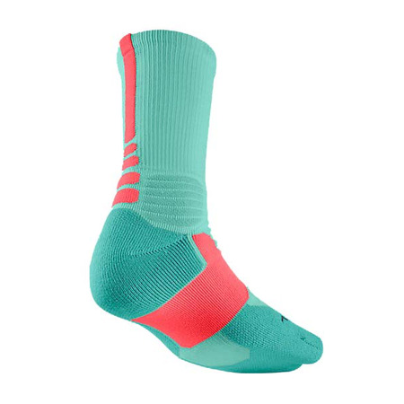 Calcetines Nike Hyper Elite Basket Crew (309/turquesa/verde/coral)