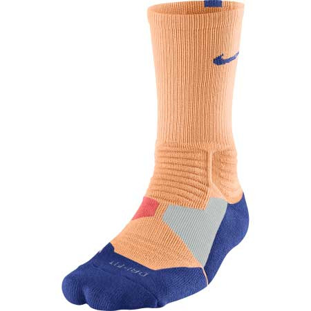 Calcetines Nike Hyper Elite Basket Crew (824/Mango/Azul/Rojo)