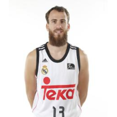 Camiseta Sergio Rodríguez Real Madrid Basket 2014 (blanca)