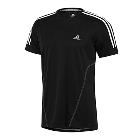 Adidas Camisa Running Response 3-Stripes (preto)