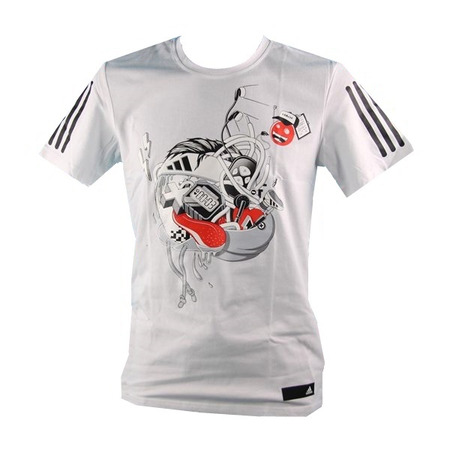 Adidas Men gráfico T YS (branco)