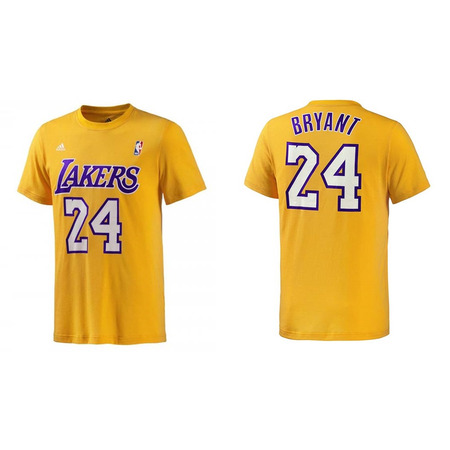 Adidas Camiseta NBA Game Time Kobe Nº 24 (amarillo)