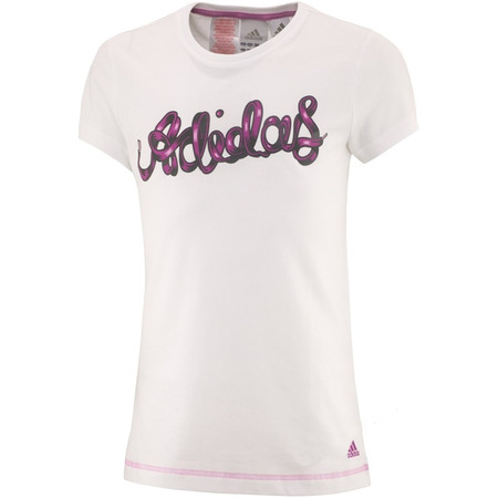 Adidas Young Girls Cool Graphic Liner Tee