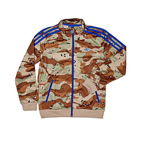 Adidas Junior Style Firebird Jacket (camo-azul)