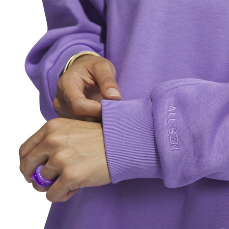 Adidas All-Season Fleece Oversized Crew Sweatshirt