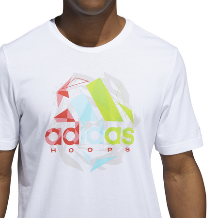 Adidas Basketaball Badge of Sport Tee "White"