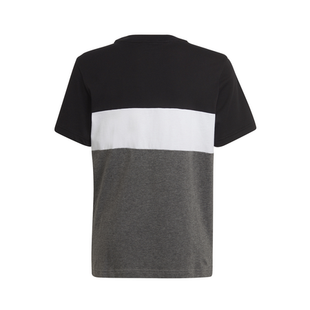 Adidas Boy´s Colorblock T-shirt "Black/Medium Grey Heather"