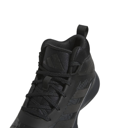 Adidas Cross Em Up 5 Kids Wide "Black"