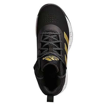 Adidas Cross Em Up 5 Kids Wide "Black Gold"