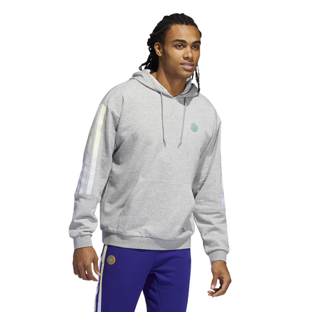 Adidas Donovan Mitchell Pullover Hoodie "Medium Grey"