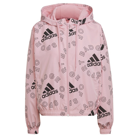 Adidas Essentials Logo Allover Print Windbreaker