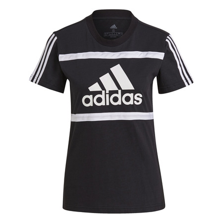 Adidas Essentials Logo Colorblock Cotton Tee