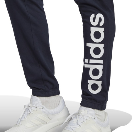 Adidas Essentials Single Jersey Tapered Cuff Logo Joggers