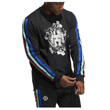 Adidas Harden Fleece Crew  "Black"