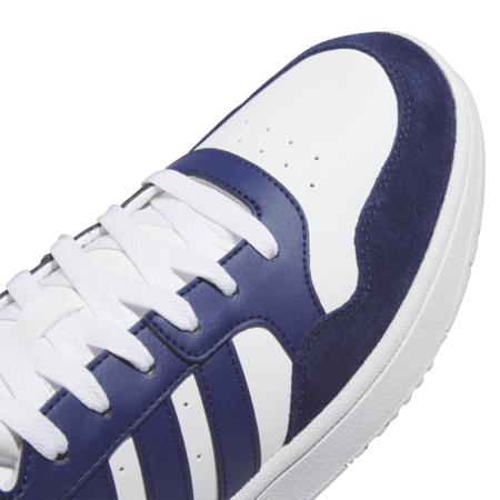 Adidas Hoops 3.0 Mid "White-Dark Blue"