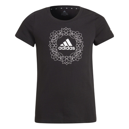 Adidas Junior Graphic Tee(Black)