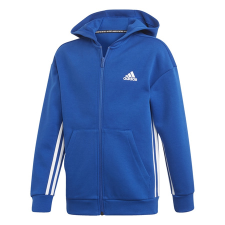 Adidas Junior YB MH 3-Stripes Full Zip Hoodie