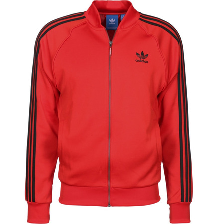 Adidas Originals Superstar Track Top (black/red)