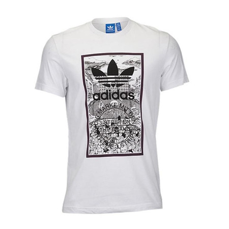 Adidas Originals Camiseta Hand Drawn Basketball (white)