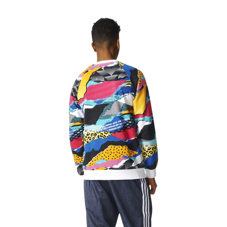 Adidas Originals Sweatshirt L.A Trefoil AOP (multicolor)