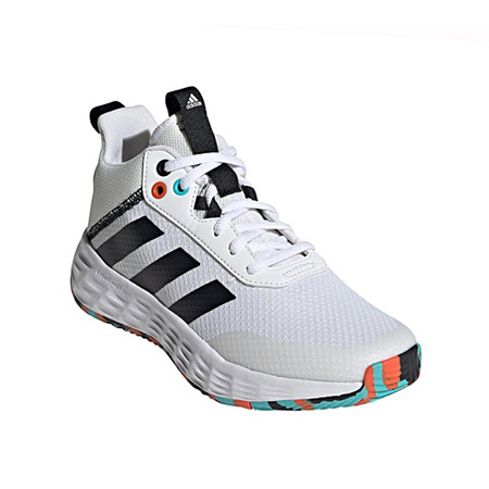 Adidas OwnTheGame 2.0 Kids "White-True Orange"