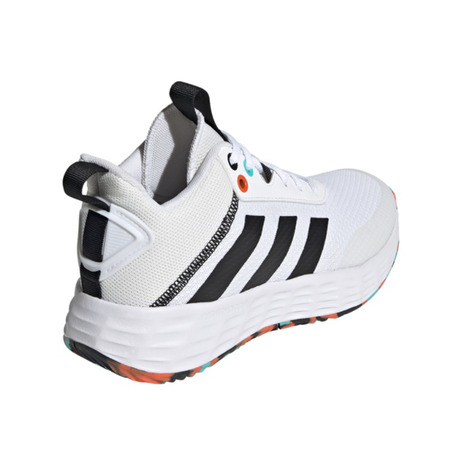 Adidas OwnTheGame 2.0 Kids "White-True Orange"