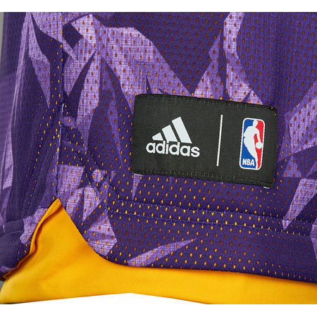 Adidas Short Fanwear Lakers (purple/yellow)