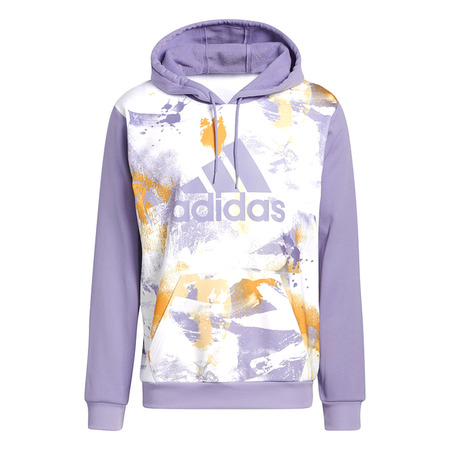 Adidas Basket Allover Print Hoodie "Magic Lilac"