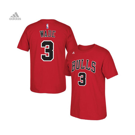 T-shirt Adidas D Wade #3# Chicago Bulls