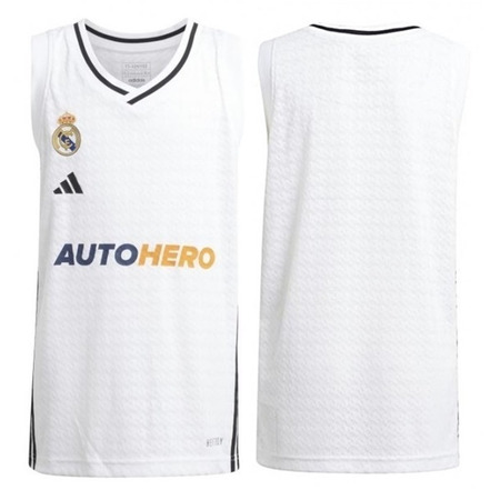 Real Madrid Basketball Junior Home Jersey "White"