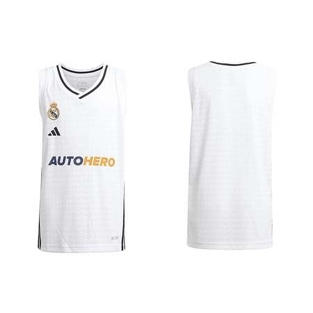 Real Madrid Basketball Junior Home Jersey "White"